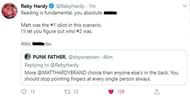 Reby's response to a fan